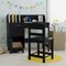 Kids Study Table and Chair Set with Storage Drawer Cabinets Book Organizer